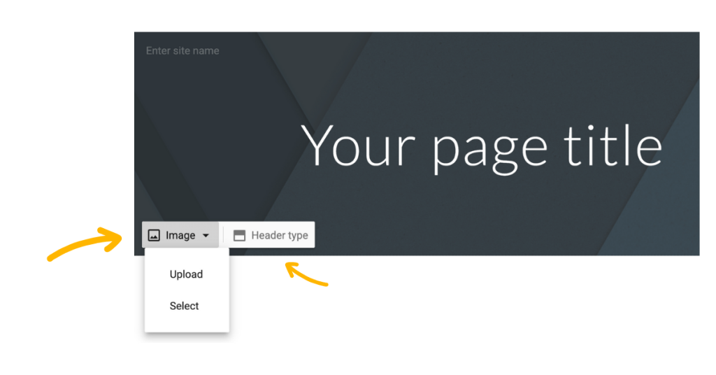 Google sites - Image