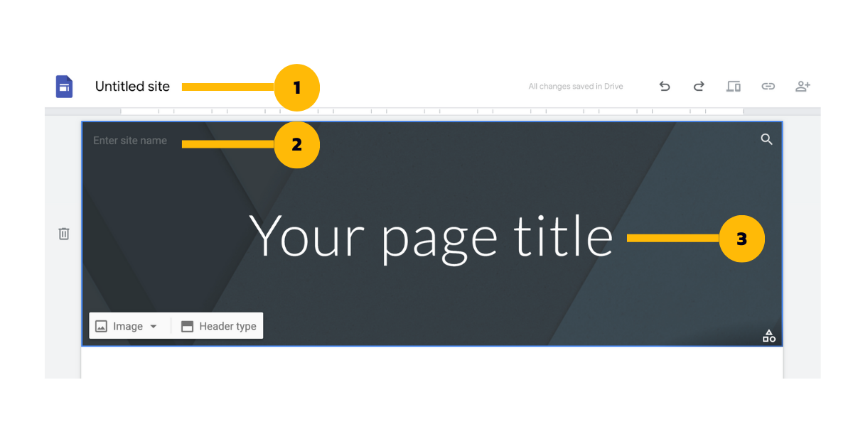 Google sites - Page title