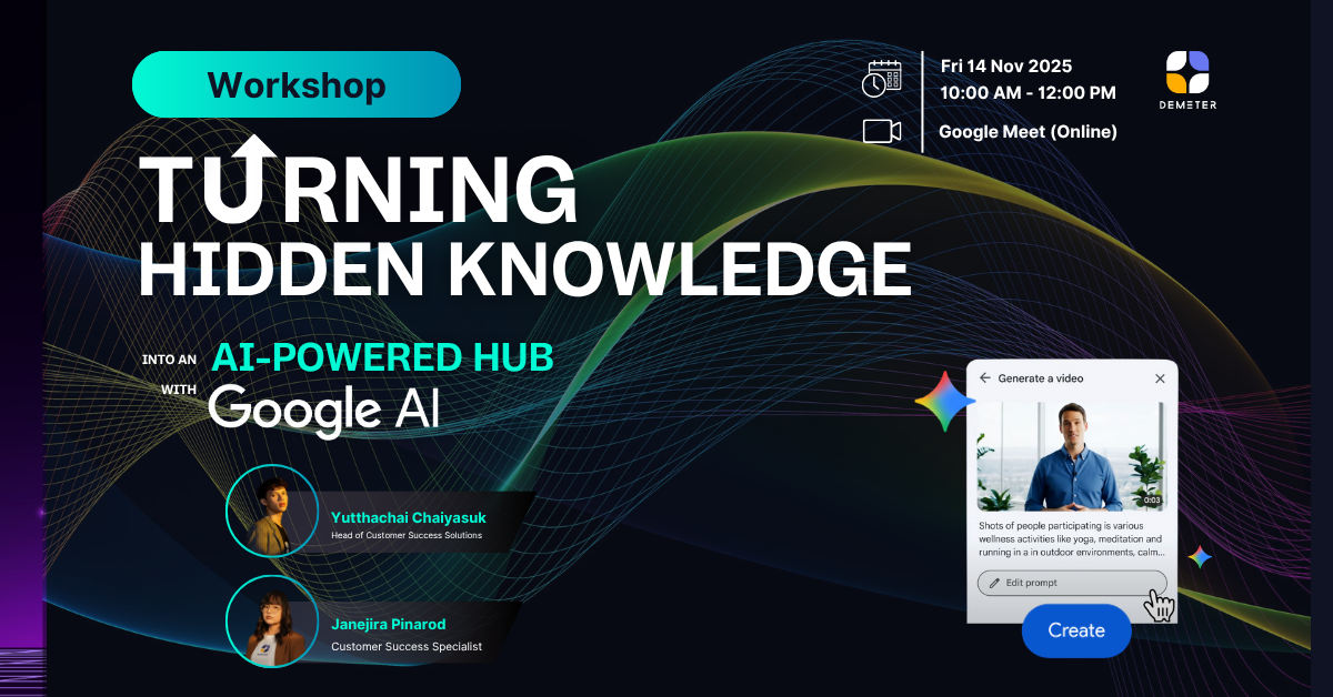 Workshop: Turning Hidden Knowledge into an AI-Powered Hub with Google ...