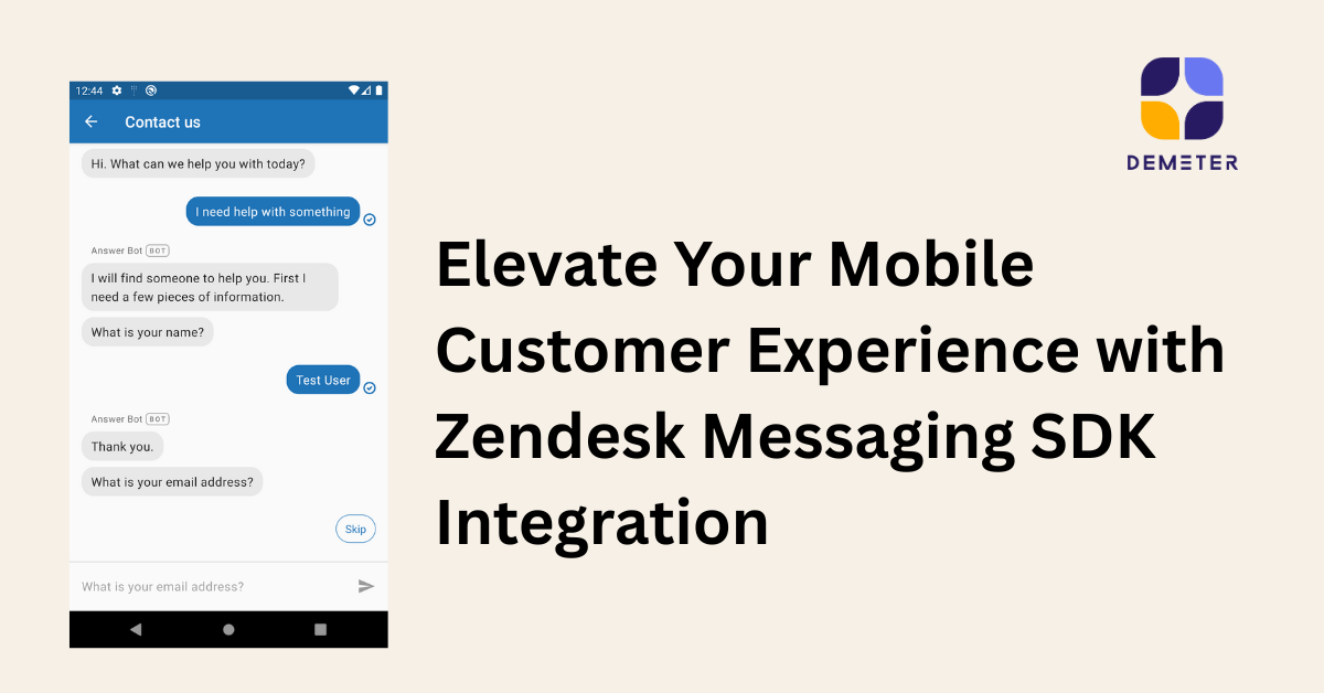 Elevate Your Mobile Customer Experience with Zendesk Messaging SDK Integration