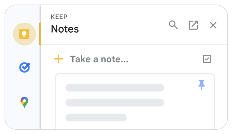 Add notes across Workspace apps
