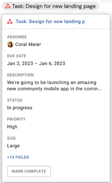 Asana for GWS - Google Docs 2