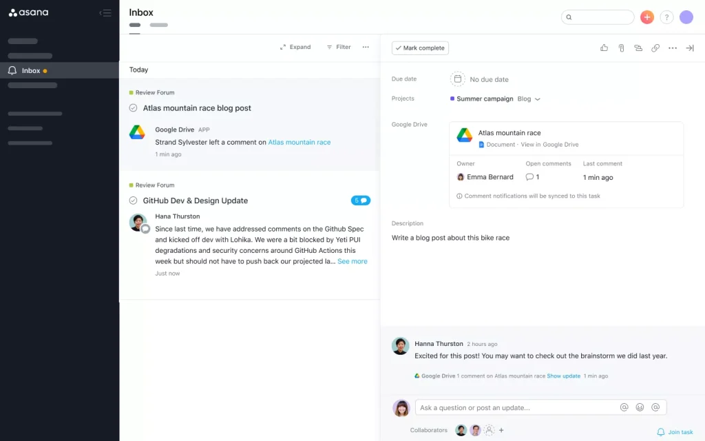 Google Drive Integrated with Asana