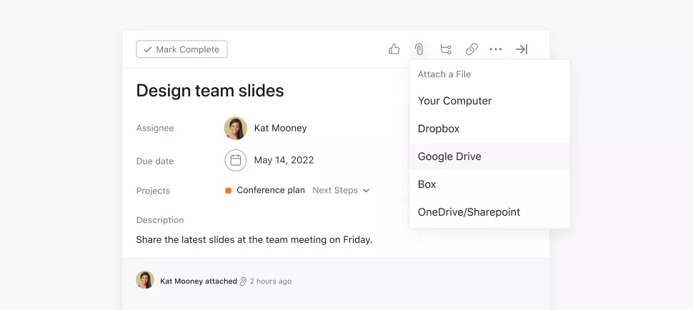 Google Drive Integrated with Asana 3