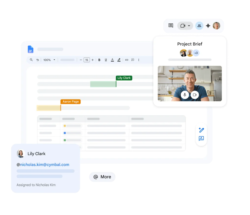 Google docs with gemini